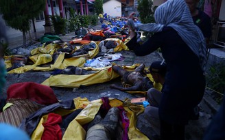Số người chết vì thảm họa kép tại Indonesia có thể lên đến hàng nghìn