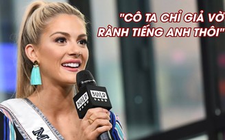 Hoa hậu Mỹ nói gì về H'Hen Nie để rồi phải xin lỗi?