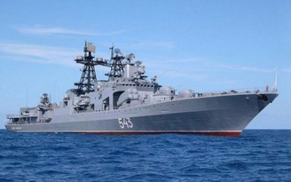 Xem tàu khu trục Nga thử nghiệm phóng tên lửa Kalibr trên biển Nhật Bản