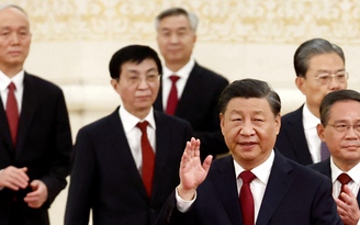 Ban Thường vụ Bộ Chính trị Trung Quốc ra mắt, Tổng bí thư Tập Cận Bình tái đắc cử