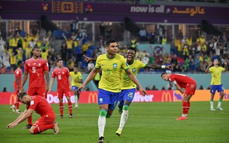 Kết quả Brazil 1-0 Thụy Sĩ, World Cup 2022: Người hùng Casemiro