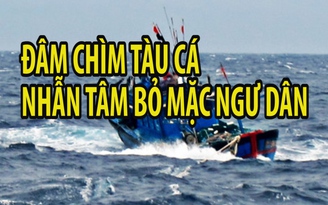 Tàu sắt đâm chìm tàu cá rồi bỏ trốn được di lý về Đà Nẵng