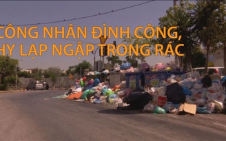 Công nhân đình công, Hy Lạp ngập trong rác