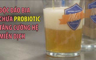Độc đáo bia chứa probiotic tăng cường hệ miễn dịch