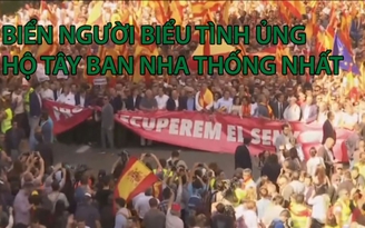 Biển người biểu tình ủng hộ Tây Ban Nha thống nhất