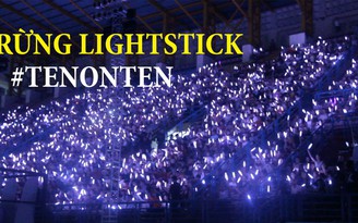 Choáng ngợp 'rừng lightstick' fan hâm mộ dành cho Đông Nhi
