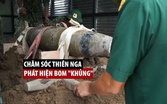Người chăm sóc thiên nga ở Hải Phòng phát hiện bom "khủng" dưới sông Tam Bạc