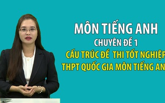 [ÔN THI THPT QUỐC GIA 2020] Môn Tiếng Anh : Chuyên đề 1 - Cấu trúc đề thi THPT quốc gia