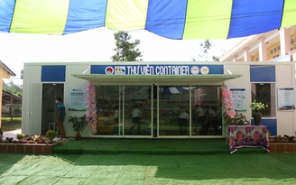 Độc đáo thư viện container tặng học sinh vùng biên giới Tây Ninh Độc đáo thư viện container tặng học sinh vùng biên giới Tây Ninh