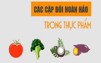 [Khỏe đẹp] Các cặp đôi hoàn hảo trong thực phẩm