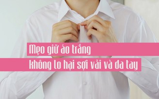 [Có thể bạn cần] Làm mới áo trắng không lo hại sợi vải và da tay