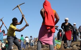 'Đá tinh thể' làm bùng lên cơn sốt đào kim cương ở làng quê Nam Phi