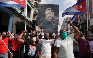 Chủ tịch Cuba lên án 'những kẻ phản động muốn gây ra cuộc chiến' trong nhân dân