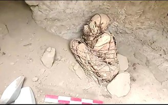 Phát hiện xác ướp bị quấn dây kỳ lạ ở Peru