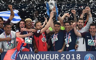 Paris Saint-Germain hoàn tất cú ăn 3 trong mùa giải 2017-2018