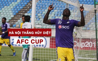 AFC Cup: Hà Nội FC thắng hủy diệt trên đất Myanmar