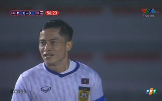 SEA Games: “Messi Lào” suýt nữa sút tung lưới U.22 Thái Lan.