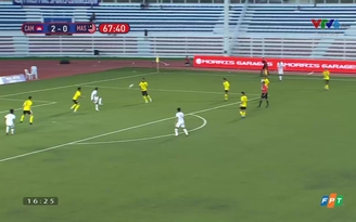 SEA Games: Sokpheng nâng tỷ số lên 3-0 cho U.22 Campuchia