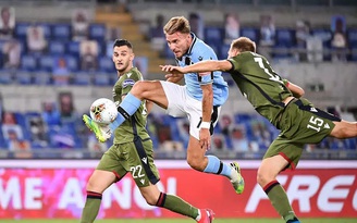 Lazio 2 - 1 Cagliari: Immobile vượt mặt Ronaldo