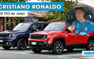 Siêu sao Cristiano Ronaldo 'vần vô lăng' bộ đôi SUV mới của Jeep