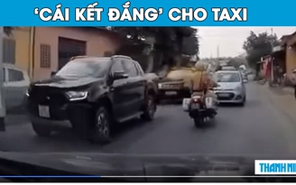 Taxi hổ báo lấn làn ngược chiều và ‘cái kết đắng’