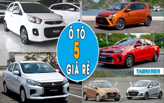 5 mẫu ô tô giá rẻ nhất Việt Nam hiện tại