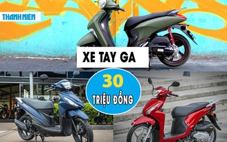 3 xe tay ga tầm giá 30 triệu đồng tại Việt Nam