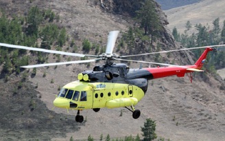 Rơi trực thăng ở Nga, 18 người chết