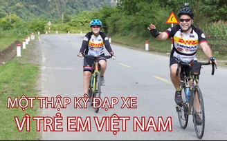 Một thập kỷ đạp xe vì trẻ em Việt Nam