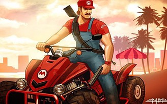 Bản mod GTA V mang Mario Kart quậy tưng Los Santos