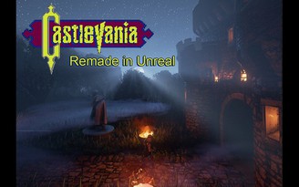 Castlevania 1 remake đẹp lung linh trên Unreal Engine