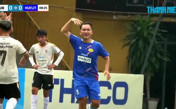 Highlight Trường ĐH Ngân Hàng TP.HCM (HUB) 1-1 Trường ĐH Ngoại Ngữ Tin học TP.HCM (HUFLIT): Cầm vàng mà để vàng rơi