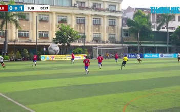 Highlight Trường ĐH Đà Lạt (DLU) 0-7 Trường ĐH Công nghiệp TP.HCM (IUH): Cơn mưa bàn thắng