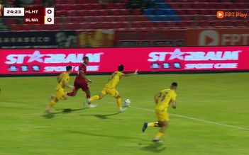 Highlight CLB Hà Tĩnh 2-2 SLNA: Rượt đuổi 4 bàn, SLNA lỡ cơ hội chiếm ngôi đầu