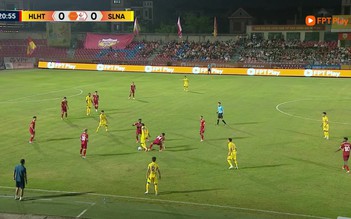 Highlight CLB Hà Tĩnh 0-1 CLB SLNA: Siêu phẩm sút xa của Olaha
