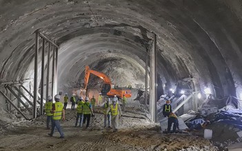 Thi công hầm Núi Vung dài 2,2 km gặp khó vì bất ngờ gặp địa chất yếu