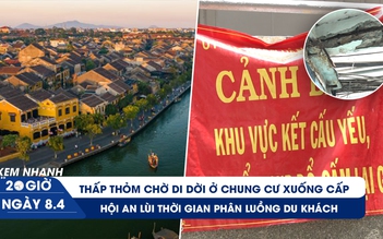 Xem nhanh 20h: Cập nhật phương án vé vào phố cổ | Thấp thỏm trong chung cư chờ sập