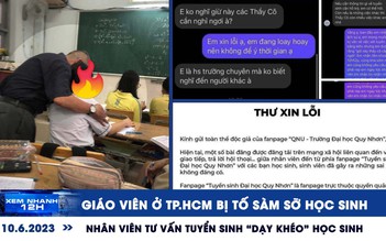 Xem nhanh 12h: Đình chỉ thầy giáo bị tố sàm sỡ | Lạ lùng tư vấn tuyển sinh kiểu 'dạy khéo'