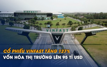Cổ phiếu VinFast tăng 127%, vốn hóa 95 tỉ USD