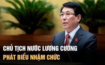 Chủ tịch nước Lương Cường phát biểu nhậm chức