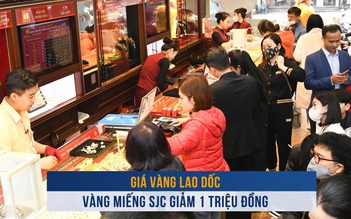 Biến động vàng ngày 19.12: Giá vàng lao dốc, vàng miếng SJC giảm 1 triệu đồng
