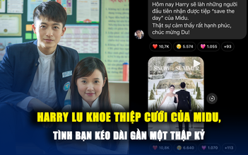 Harry Lu khoe thiệp cưới của Midu, xác nhận thông tin lên xe hoa