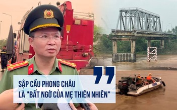 Vụ sập cầu Phong Châu: Gian nan tìm kiếm nạn nhân giữa sông Hồng nước xiết