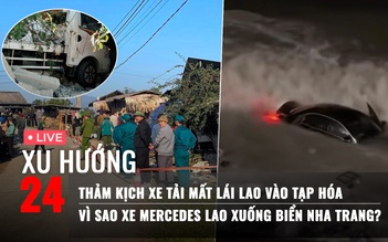 Xu Hướng 24: Cập nhật từ hiện trường vụ xe tải tông tạp hóa | 'Xe điên' tông liên hoàn ô tô, xe máy