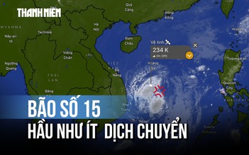 Bão số 15 'nhích từng tí' về đất liền, suy yếu khi áp sát Gia Lai - Đắk Lắk