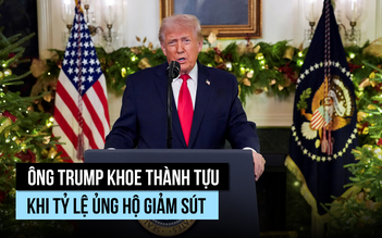 Ông Trump khoe thành tựu khi tỷ lệ ủng hộ giảm sút