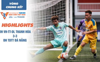 Highlight ĐH VH-TT-DL Thanh Hóa 3-3 ĐH TDTT Đà Nẵng | TNSV THACO cup 2025