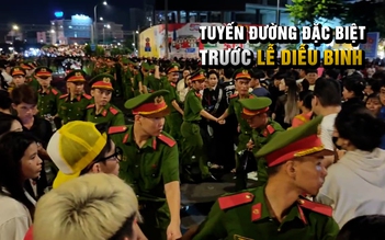 Tuyến đường đặc biệt trước lễ diễu binh: 'Hàng rào xanh' giữ an toàn giữa dòng người