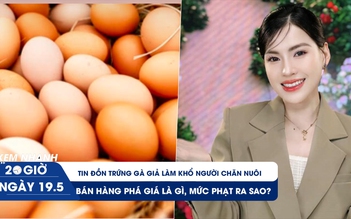 Xem nhanh 20h ngày 19.5: Tin đồn trứng gà giả làm khổ người chăn nuôi | Bán hàng phá giá là gì, mức phạt ra sao?