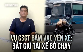 Lời khai của nam thanh niên bỏ chạy khi CSGT bám vào yên xe